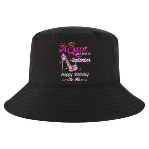 Queen was Born in September Cute Funny Happy Birthday Gift Cool Comfort Performance Bucket Hat