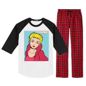 Queen Without Her King Raglan Sleeve Pajama Set