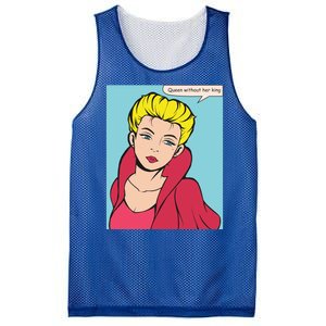 Queen Without Her King Mesh Reversible Basketball Jersey Tank