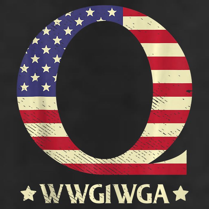 QAnon WWG1WGA Q Anon Great Awakening MAGA USA Flag Design 11oz C Handle Ceramic Mug