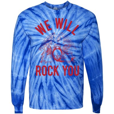 Queen We Will Rock You Great Gift Tie-Dye Long Sleeve Shirt