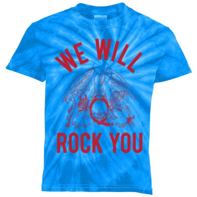 Queen We Will Rock You Great Gift Kids Tie-Dye T-Shirt