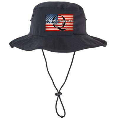 Q Where We Go One We Go All Usa Flag Bucket Hat