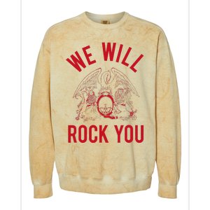 Queen We Will Rock You Colorblast Crewneck Sweatshirt