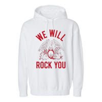 Queen We Will Rock You Garment-Dyed Fleece Hoodie