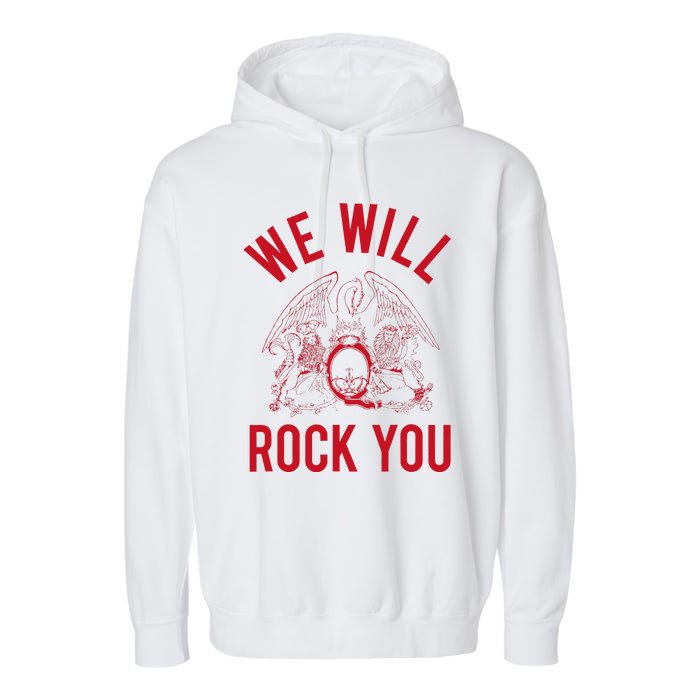 Queen We Will Rock You Garment-Dyed Fleece Hoodie