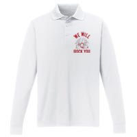 Queen We Will Rock You Performance Long Sleeve Polo