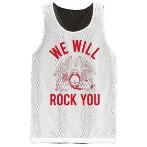 Queen We Will Rock You Mesh Reversible Basketball Jersey Tank