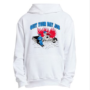 Quit Your Day Job Funny Police Humor Urban Pullover Hoodie