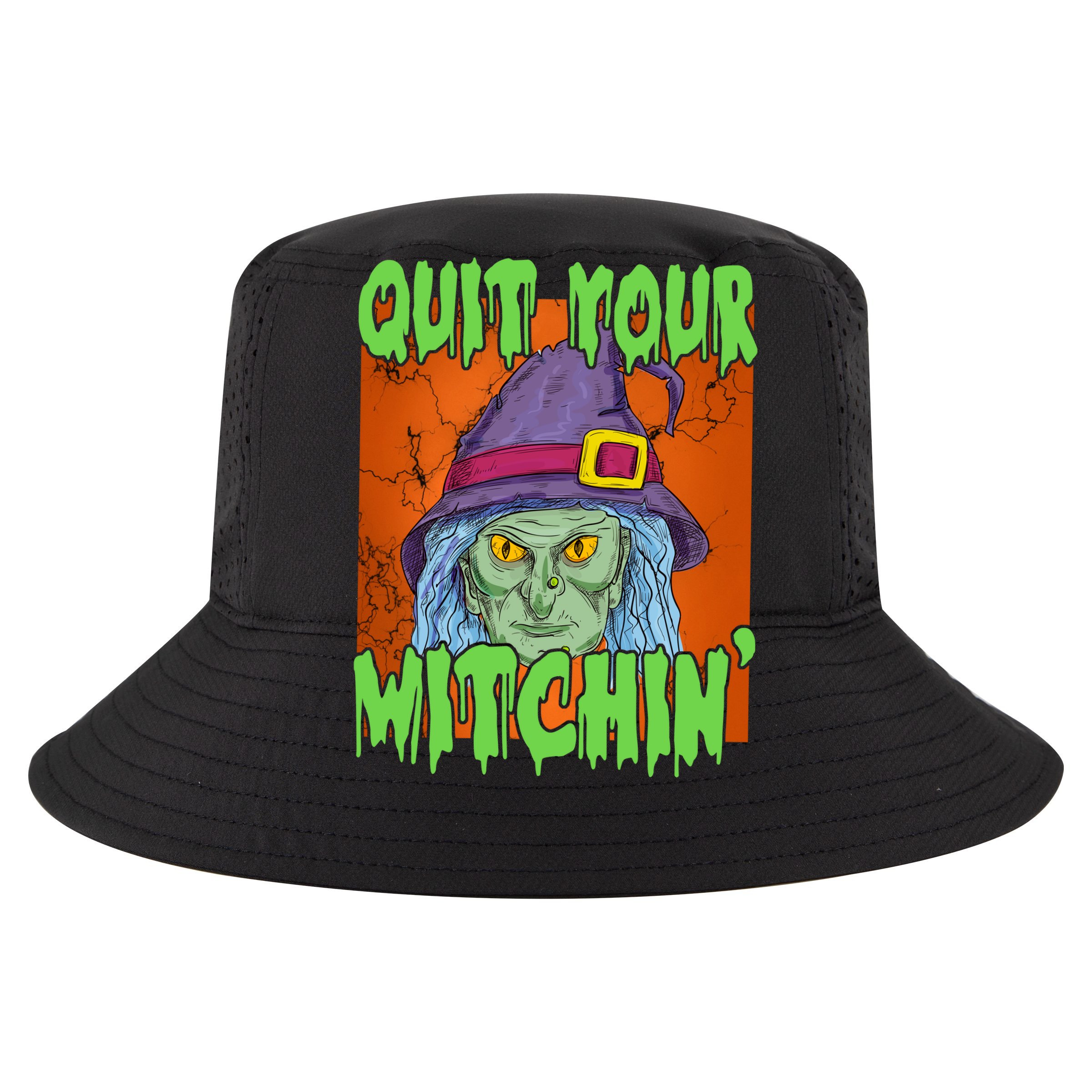 Quit Your Witchin Spooky Halloween Cooling Performance Crew T-Shirt