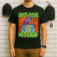 Quit Your Witchin Spooky Halloween T-Shirt