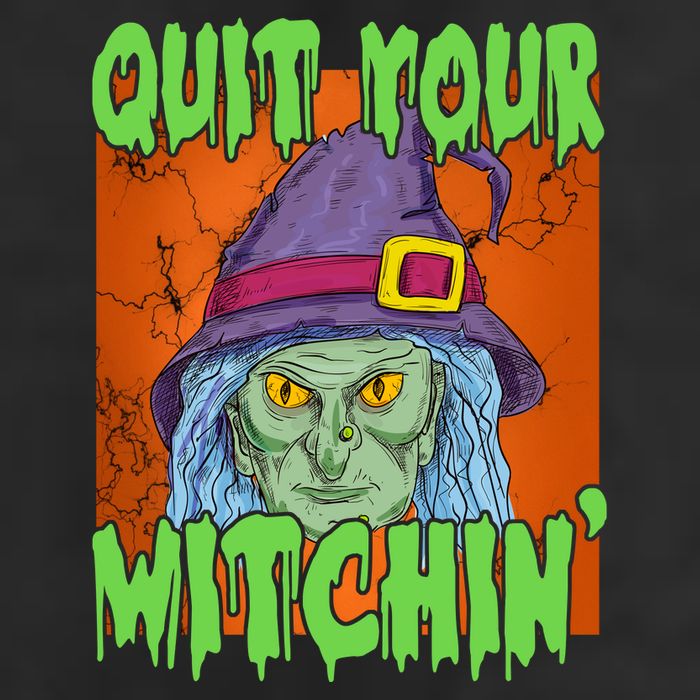Quit Your Witchin Spooky Halloween Adult Drive Performance Visor