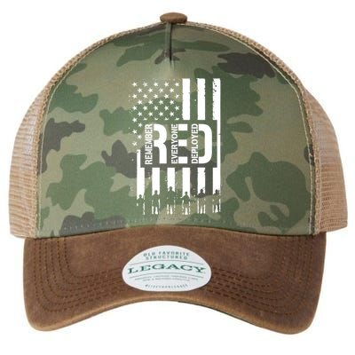 R.E.D Remember Everyone Deployed Red Friday Legacy Tie Dye Trucker Hat