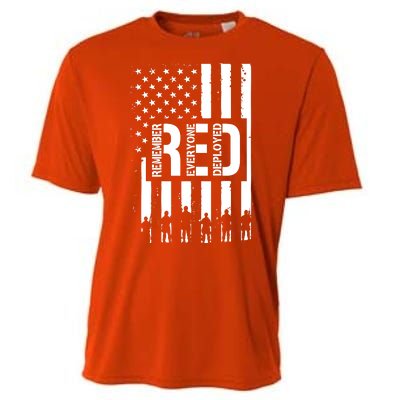 R.E.D Remember Everyone Deployed Red Friday Cooling Performance Crew T-Shirt