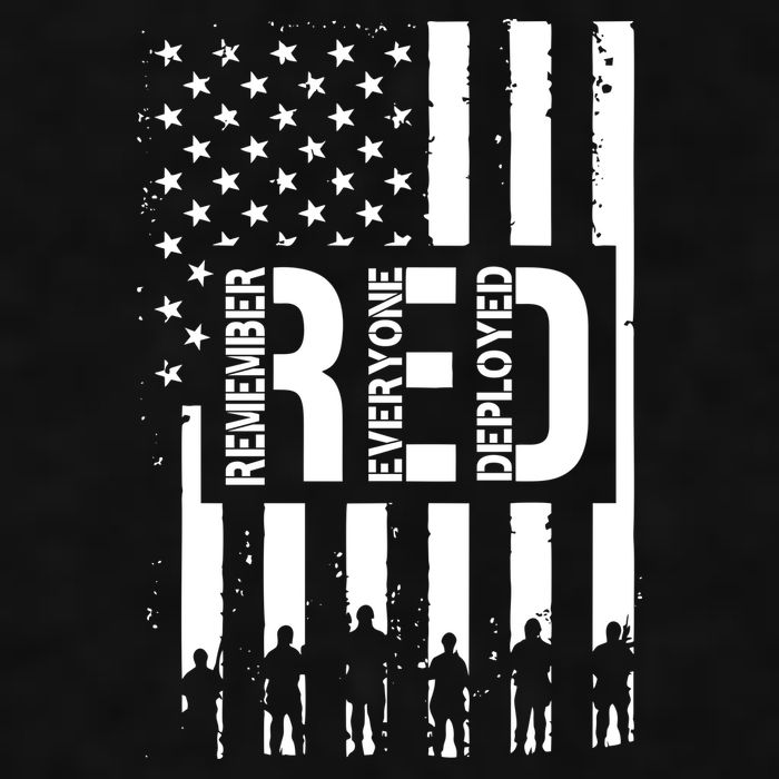 R.E.D Remember Everyone Deployed Red Friday Ladies PosiCharge Tri-Blend Wicking Tank