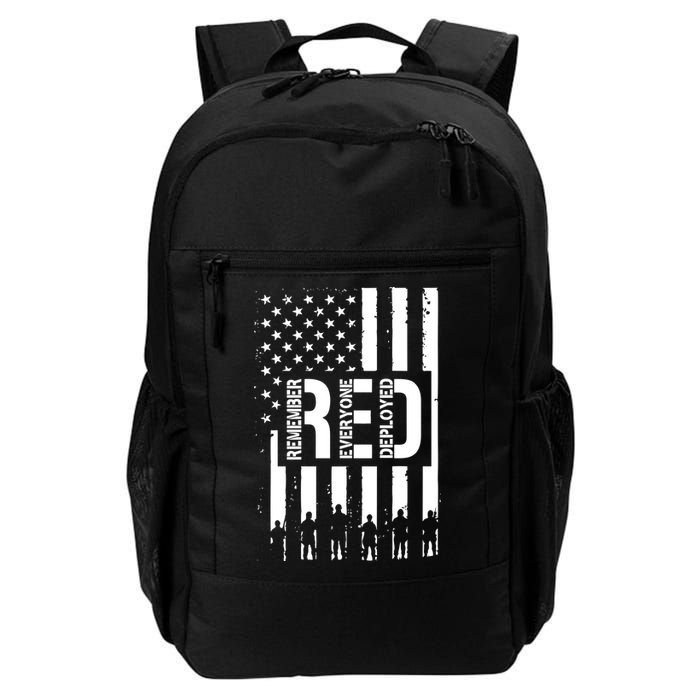 R.E.D Remember Everyone Deployed Red Friday Daily Commute Backpack