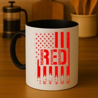 R.E.D Remember Everyone Deployed Red Friday Mug