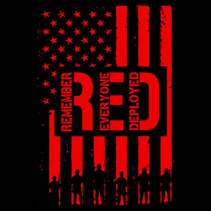 R.E.D Remember Everyone Deployed Red Friday Mug
