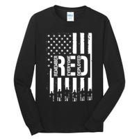 R.E.D Remember Everyone Deployed Red Friday Tall Long Sleeve T-Shirt