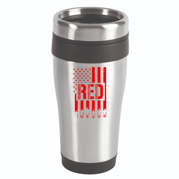 R.E.D Remember Everyone Deployed Red Friday 16oz Travel Tumbler