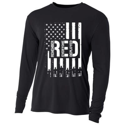 R.E.D Remember Everyone Deployed Red Friday Cooling Performance Long Sleeve Crew