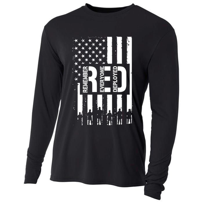 R.E.D Remember Everyone Deployed Red Friday Cooling Performance Long Sleeve Crew