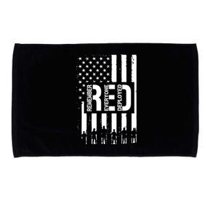 R.E.D Remember Everyone Deployed Red Friday Microfiber Hand Towel