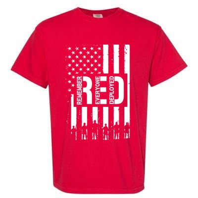 R.E.D Remember Everyone Deployed Red Friday Garment-Dyed Heavyweight T-Shirt