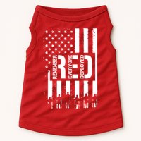 R.E.D Remember Everyone Deployed Red Friday Doggie Tank