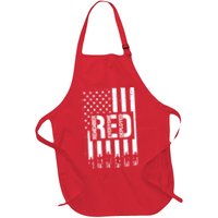 R.E.D Remember Everyone Deployed Red Friday Apron