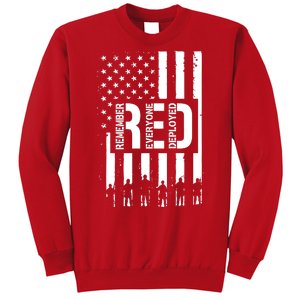 R.E.D Remember Everyone Deployed Red Friday Sweatshirt