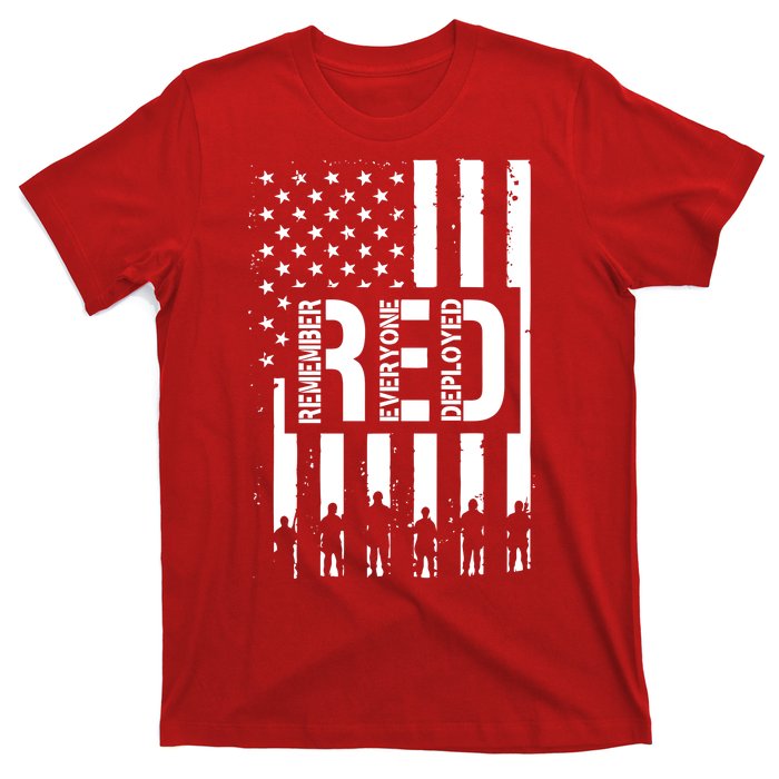 R.E.D Remember Everyone Deployed Red Friday T-Shirt