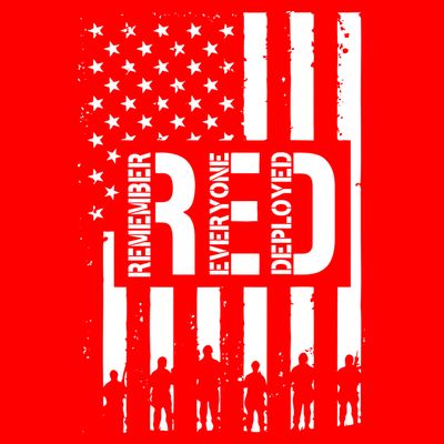 R.E.D Remember Everyone Deployed Red Friday T-Shirt