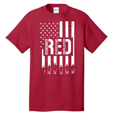 R.E.D Remember Everyone Deployed Red Friday Tall T-Shirt