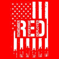 R.E.D Remember Everyone Deployed Red Friday Button