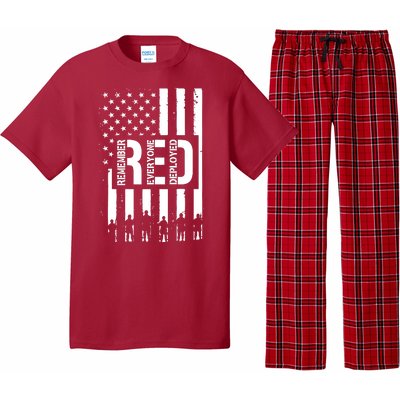 R.E.D Remember Everyone Deployed Red Friday Pajama Set