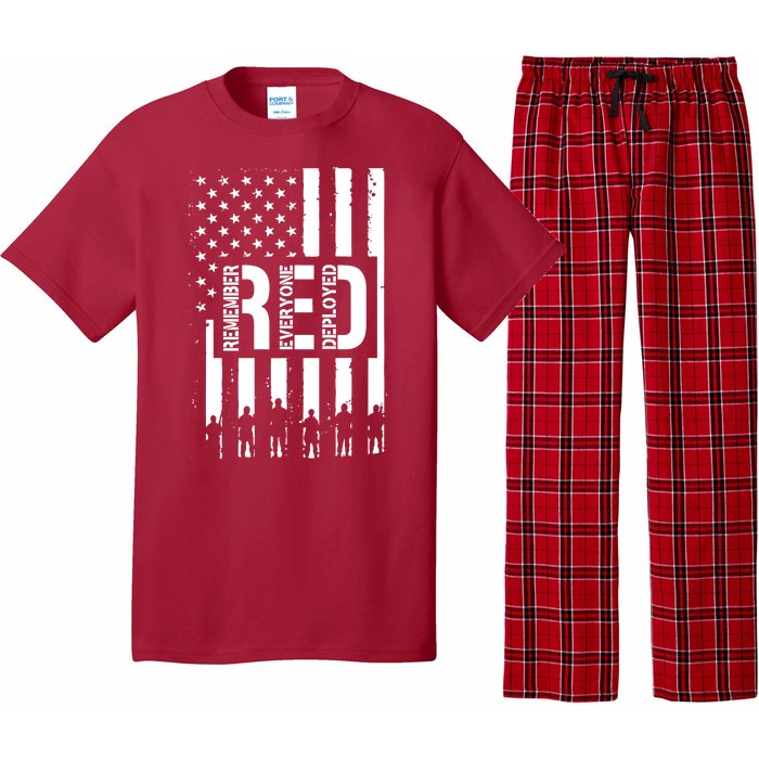 R.E.D Remember Everyone Deployed Red Friday Pajama Set