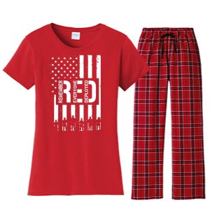 R.E.D Remember Everyone Deployed Red Friday Women's Flannel Pajama Set