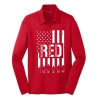 R.E.D Remember Everyone Deployed Red Friday Silk Touch Performance Long Sleeve Polo