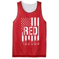 R.E.D Remember Everyone Deployed Red Friday Mesh Reversible Basketball Jersey Tank