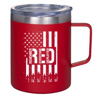 R.E.D Remember Everyone Deployed Red Friday 12oz Stainless Steel Coffee Mug