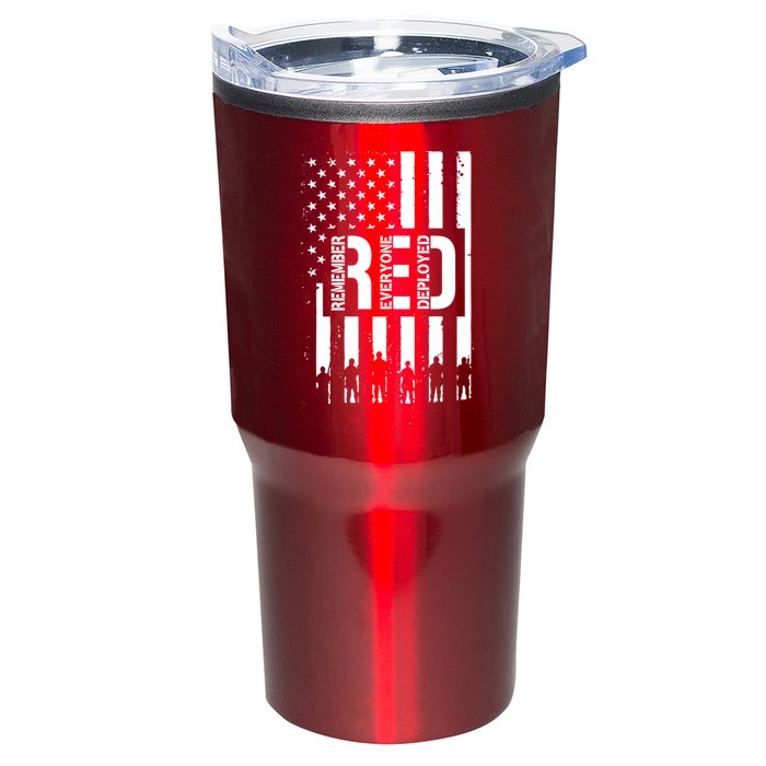 R.E.D Remember Everyone Deployed Red Friday Tumbler
