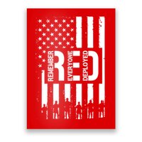 R.E.D Remember Everyone Deployed Red Friday Poster