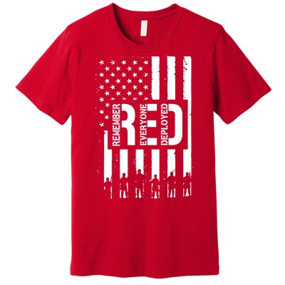 R.E.D Remember Everyone Deployed Red Friday Premium T-Shirt