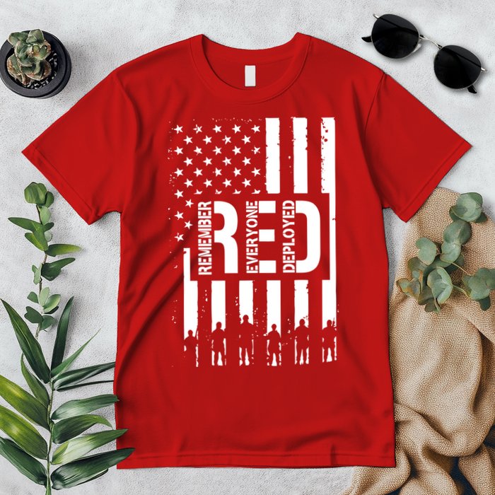 R.E.D Remember Everyone Deployed Red Friday Premium T-Shirt
