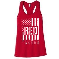 R.E.D Remember Everyone Deployed Red Friday Womens Tank Top