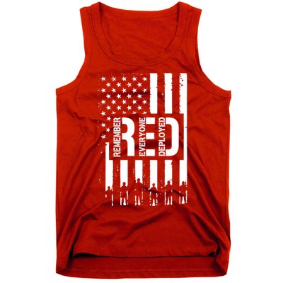 R.E.D Remember Everyone Deployed Red Friday Tank Top