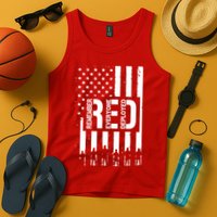 R.E.D Remember Everyone Deployed Red Friday Tank Top