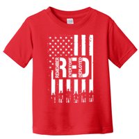 R.E.D Remember Everyone Deployed Red Friday Toddler T-Shirt