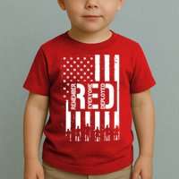 R.E.D Remember Everyone Deployed Red Friday Toddler T-Shirt